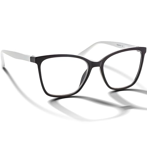 BRILO Damen Lesebrille Korrekturbrille Schmetterling Gestell, modische Damenbrille Sehhilfe mit Etui, leichte Lesehilfe für Frauen von BRILO