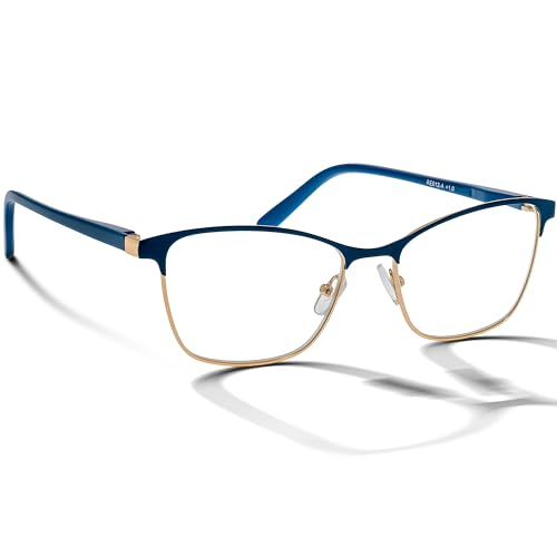 BRILO Lesebrille Damen Rot oder Blau (RE012-A, 3.25, Dioptrien) von BRILO