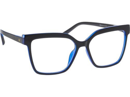 BRILO Lesebrille Damen Schwarz (RE074-A, 3.25, Dioptrien) von BRILO