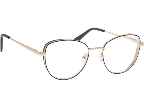 BRILO Lesebrille Oval Damen (RE040-A, 3, Dioptrien) von BRILO