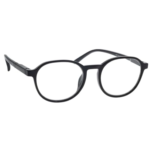 BRILO Lesebrille Pilot oder Rund Herren Damen Unisex (RE030-A, 3.25, Dioptrien) von BRILO