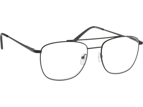 BRILO Lesebrille Pilot oder Rund Herren Damen Unisex (RE114-A, 1, Dioptrien) von BRILO