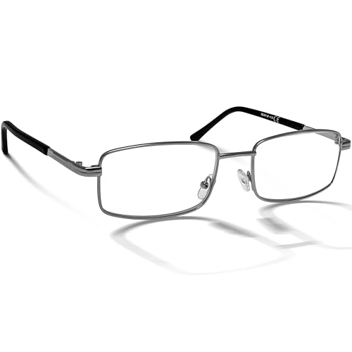 BRILO Lesebrille Rechteckig oder Quadratisch Herren (RE064-A, 2.5, Dioptrien) von BRILO