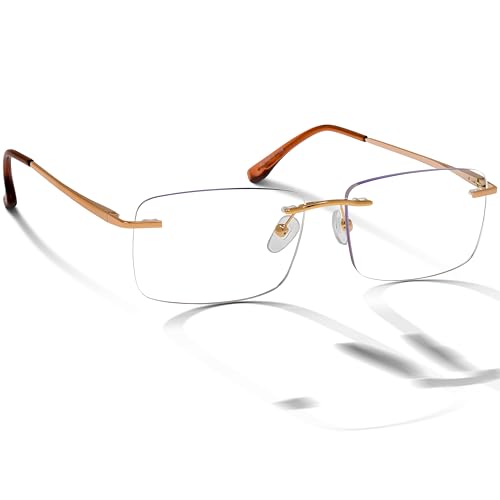 BRILO Lesebrille Rechteckig oder Quadratisch Herren (RE148-A, 3.5, Dioptrien) von BRILO