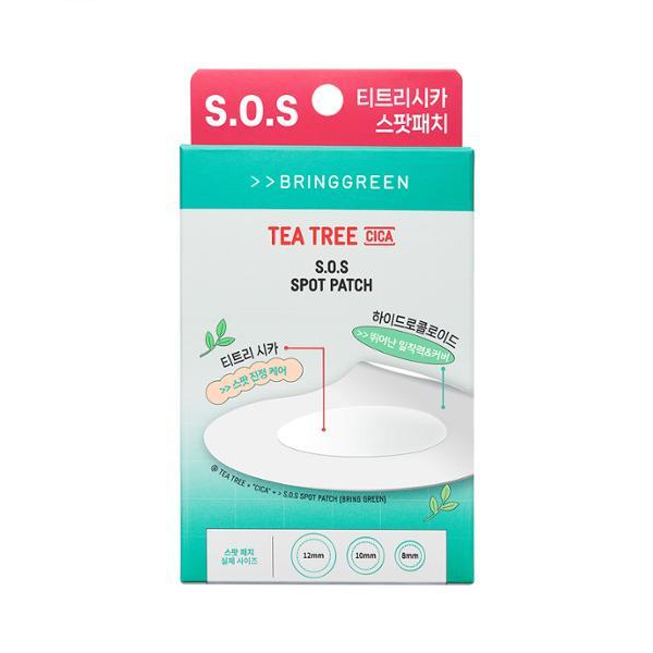 BRING GREEN - Tea Tree Cica S.O.S Spot Patch - 75ea+25ea von BRING GREEN