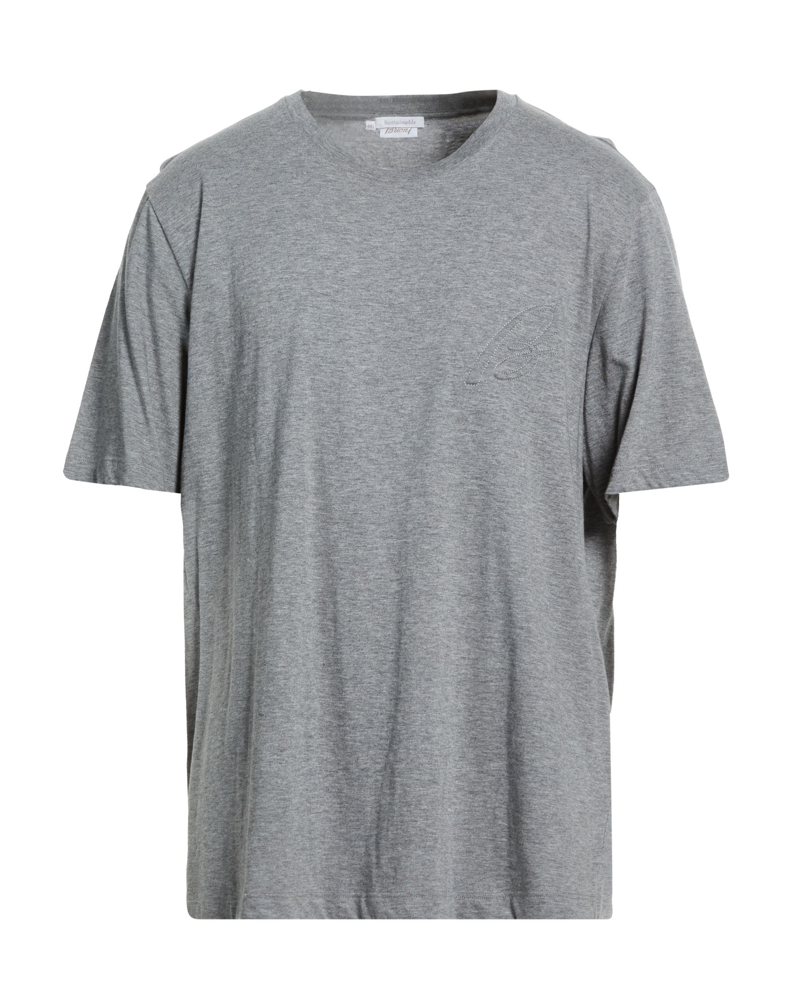 BRIONI T-shirts Herren Grau von BRIONI