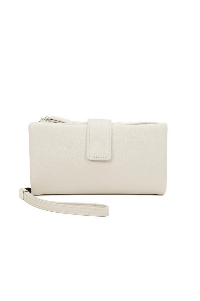BRISE TASCHE Geldbörse Damen Portemonnaie groß, Damen Geldbeutel mit Reißverschluss, Mit Handschlaufe Clutch-Design Mehrere Kartenfächer Reißverschlussfach von BRISE TASCHE