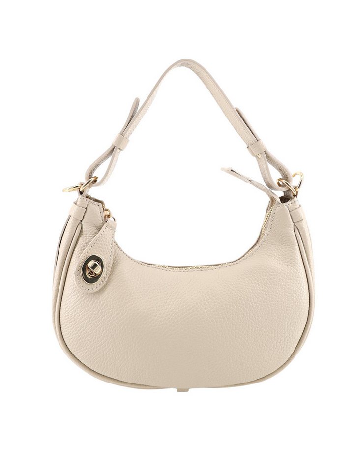 BRISE TASCHE Schultertasche BRISE Halbmond Schultertasche aus Lederimitat mit Drehverschluss (Einzelartikel), Vielseitig tragbar (Shoulder & Crossbody), Kompakt & leicht von BRISE TASCHE