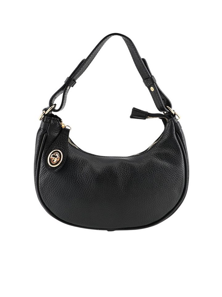 BRISE TASCHE Schultertasche BRISE Halbmond Schultertasche aus Lederimitat mit Drehverschluss (Einzelartikel), Vielseitig tragbar (Shoulder & Crossbody), Kompakt & leicht von BRISE TASCHE