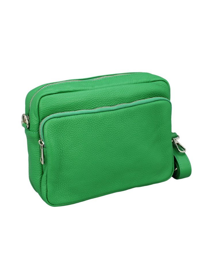 BRISE TASCHE Schultertasche Bella Damen Umhängetasche aus echtem Leder, mit Reißverschlussfach von BRISE TASCHE