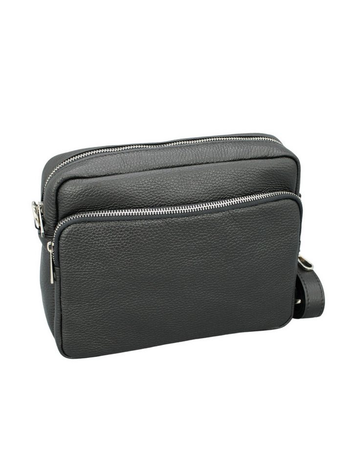 BRISE TASCHE Schultertasche Bella Damen Umhängetasche aus echtem Leder, mit Reißverschlussfach von BRISE TASCHE