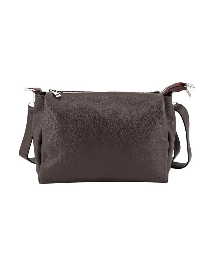 BRISE TASCHE Schultertasche Brise Elora – Echtleder Schultertasche, 3-Fach, kompakt & stilvoll, kompakt leicht übersichtliche Fächeraufteilung von BRISE TASCHE