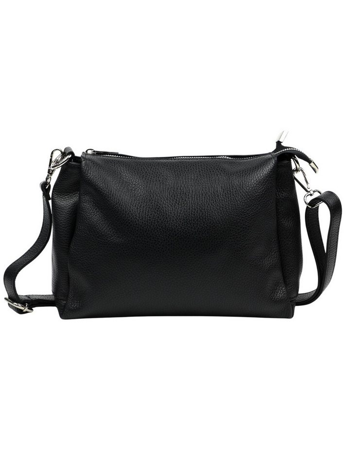 BRISE TASCHE Schultertasche Brise Elora – Echtleder Schultertasche, 3-Fach, kompakt & stilvoll, kompakt leicht übersichtliche Fächeraufteilung von BRISE TASCHE