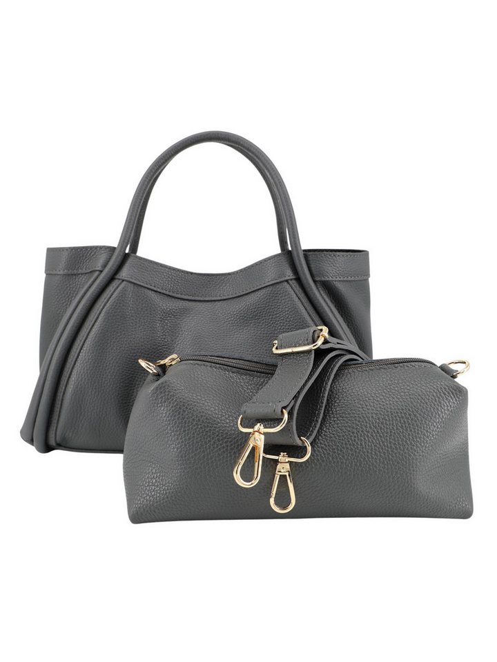 BRISE TASCHE Schultertasche Brise Manuela – 2in1 Echtleder Schultertasche mit Mini-Bag von BRISE TASCHE