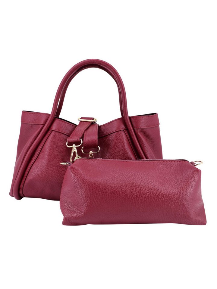 BRISE TASCHE Schultertasche Brise Manuela – 2in1 Echtleder Schultertasche mit Mini-Bag von BRISE TASCHE