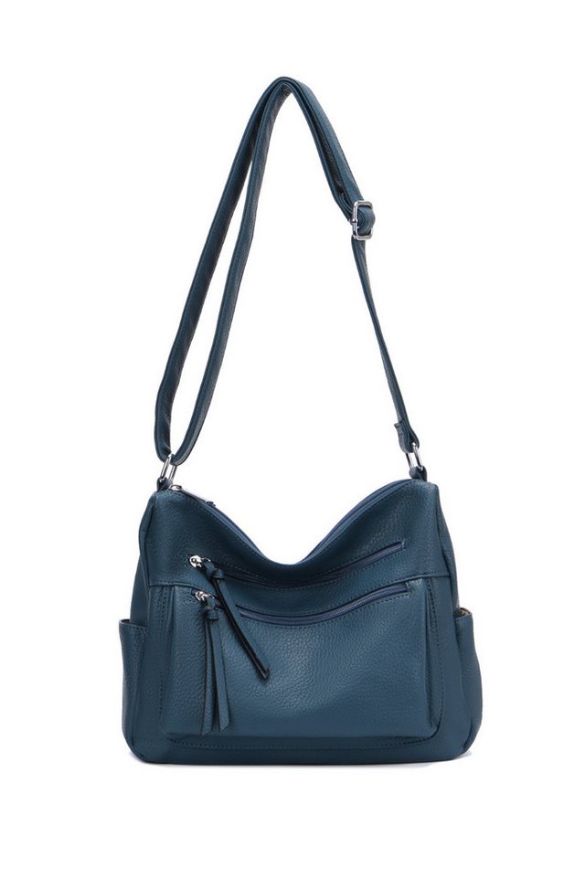 BRISE TASCHE Schultertasche Damen Schultertasche, LORENA Schwarz Classic Tasche von BRISE TASCHE