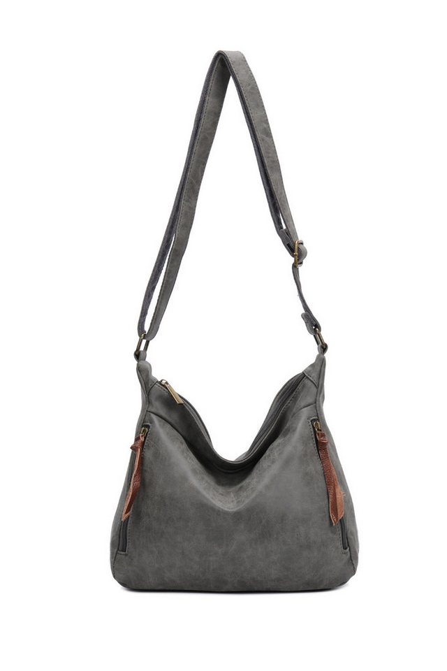 BRISE TASCHE Schultertasche Damen Schultertasche Crossbody Casual Vintage Style (Einzeltasche), Leichtes Gewicht, weiches Material, vielseitig tragbar von BRISE TASCHE