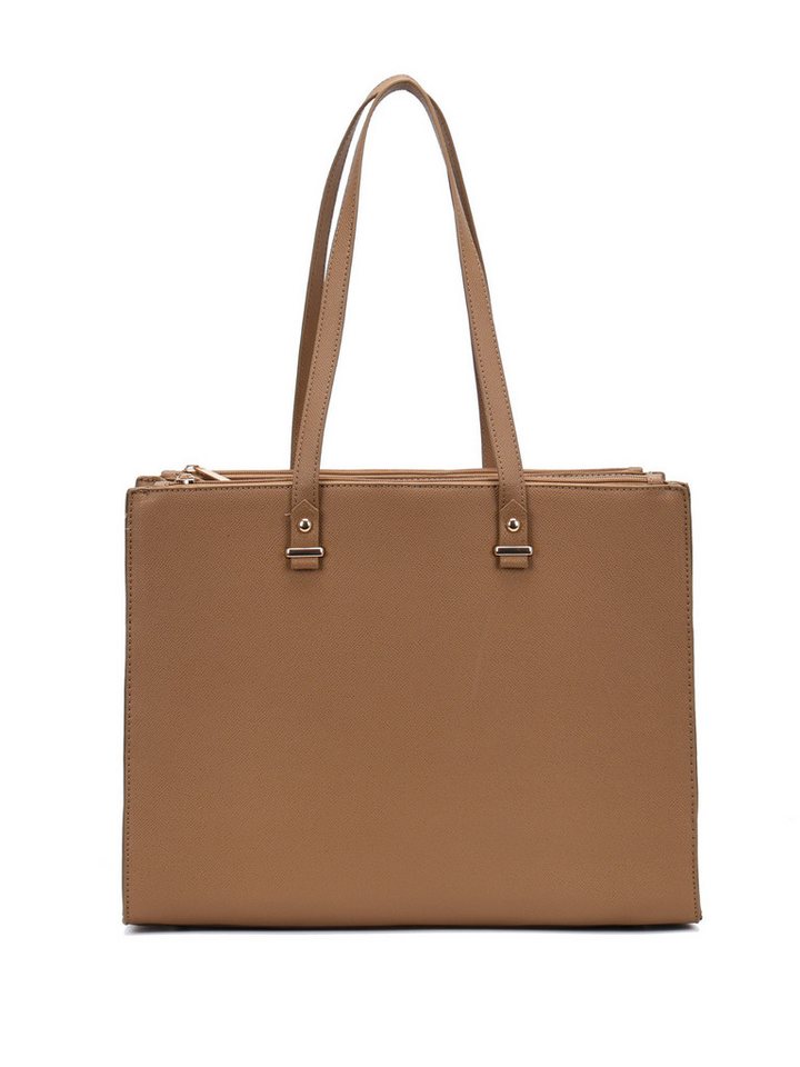 BRISE TASCHE Schultertasche Elegante Damen Schultertasche mit Reißverschluss – Alltag & Büro (Einzelartikel), Zwei Hauptfächer mit Reißverschluss, Hochwertiges Kunstleder von BRISE TASCHE