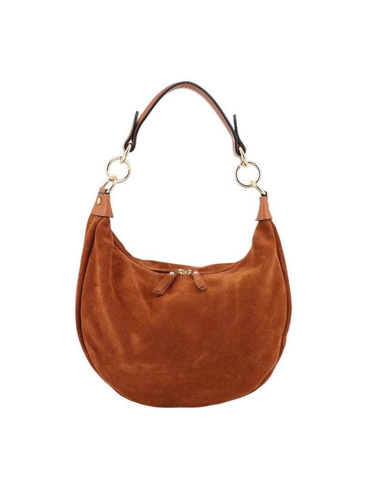 BRISE TASCHE Schultertasche Elegante Wildleder Handtasche – 100% Echtleder, Made in Italy (Einzeltasche), Echtes Wildleder, weiche Haptik, hochwertiges Innenfutter von BRISE TASCHE