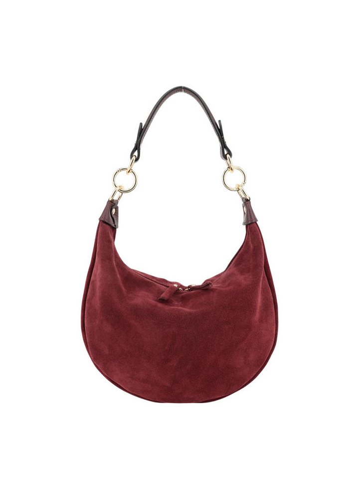 BRISE TASCHE Schultertasche Elegante Wildleder Handtasche – 100% Echtleder, Made in Italy (Einzeltasche), Echtes Wildleder, weiche Haptik, hochwertiges Innenfutter von BRISE TASCHE