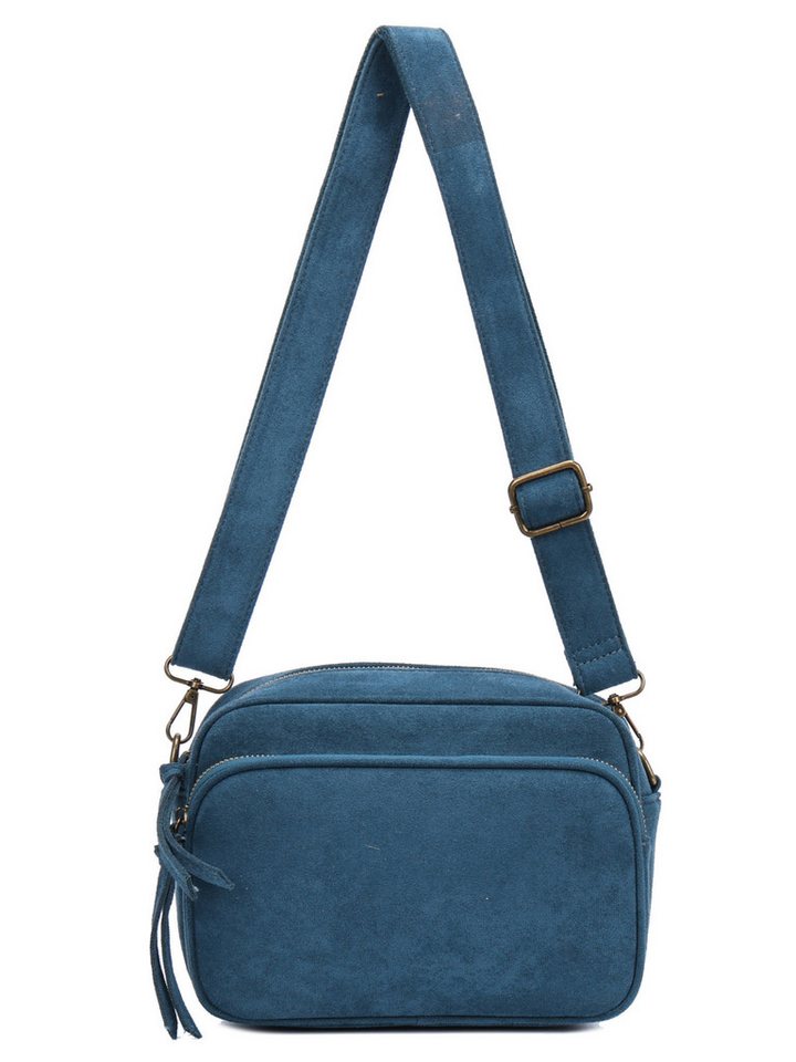 BRISE TASCHE Schultertasche Luxuriöse Wildleder-Schultertasche – Zeitloses Design, Vielseitiger, Kompakt, vielseitig, veganes Wildleder von BRISE TASCHE