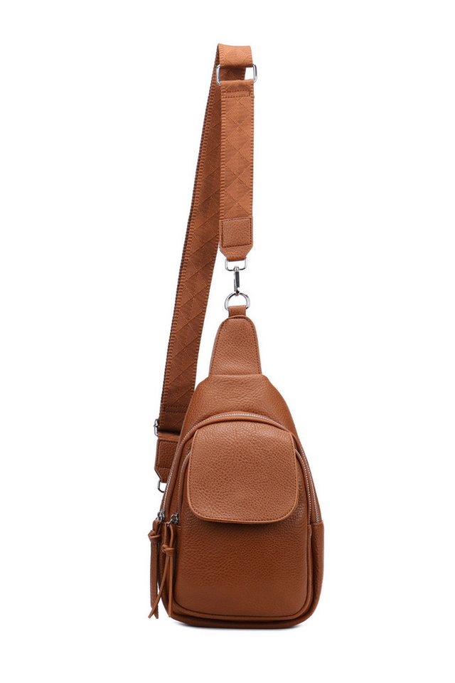 BRISE TASCHE Schultertasche UrbanCharm Damen Crossbody – Stilvolle Alltagstasche in Lederoptik, Multifunktional tragbar, breiter Tragegurt von BRISE TASCHE
