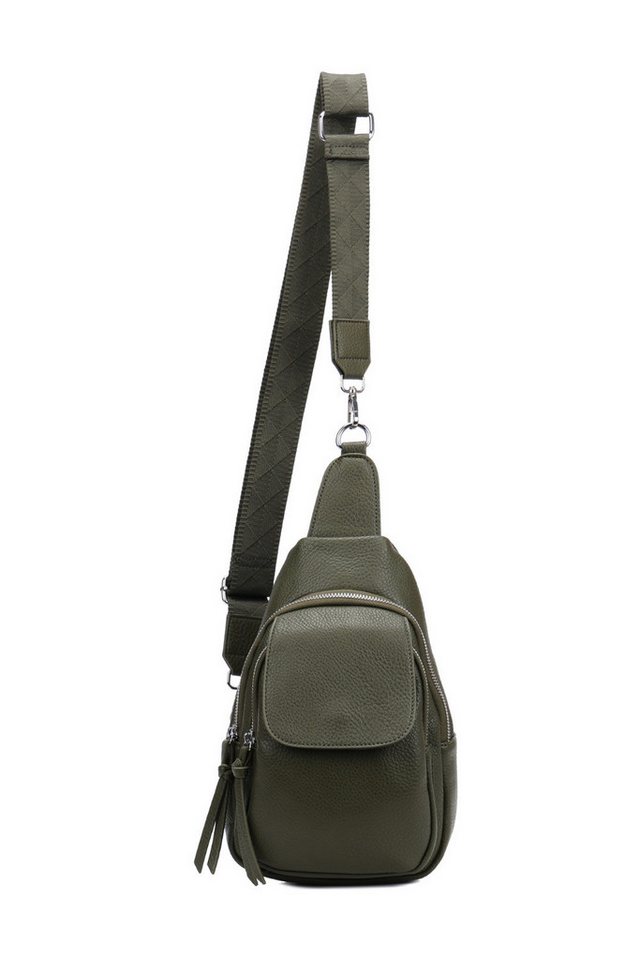 BRISE TASCHE Schultertasche UrbanCharm Damen Crossbody – Stilvolle Alltagstasche in Lederoptik, Multifunktional tragbar, breiter Tragegurt von BRISE TASCHE