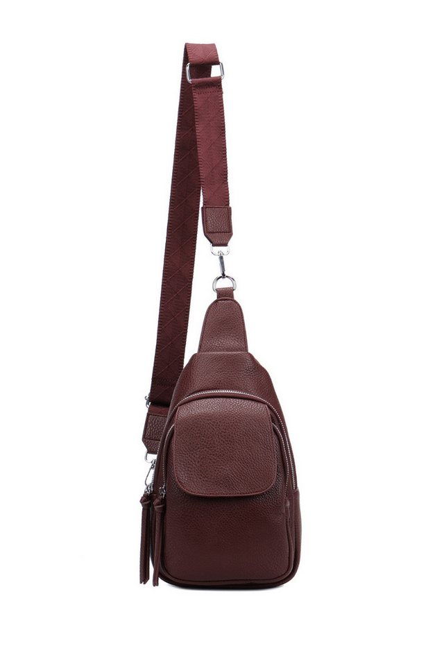 BRISE TASCHE Schultertasche UrbanCharm Damen Crossbody – Stilvolle Alltagstasche in Lederoptik, Multifunktional tragbar, breiter Tragegurt von BRISE TASCHE