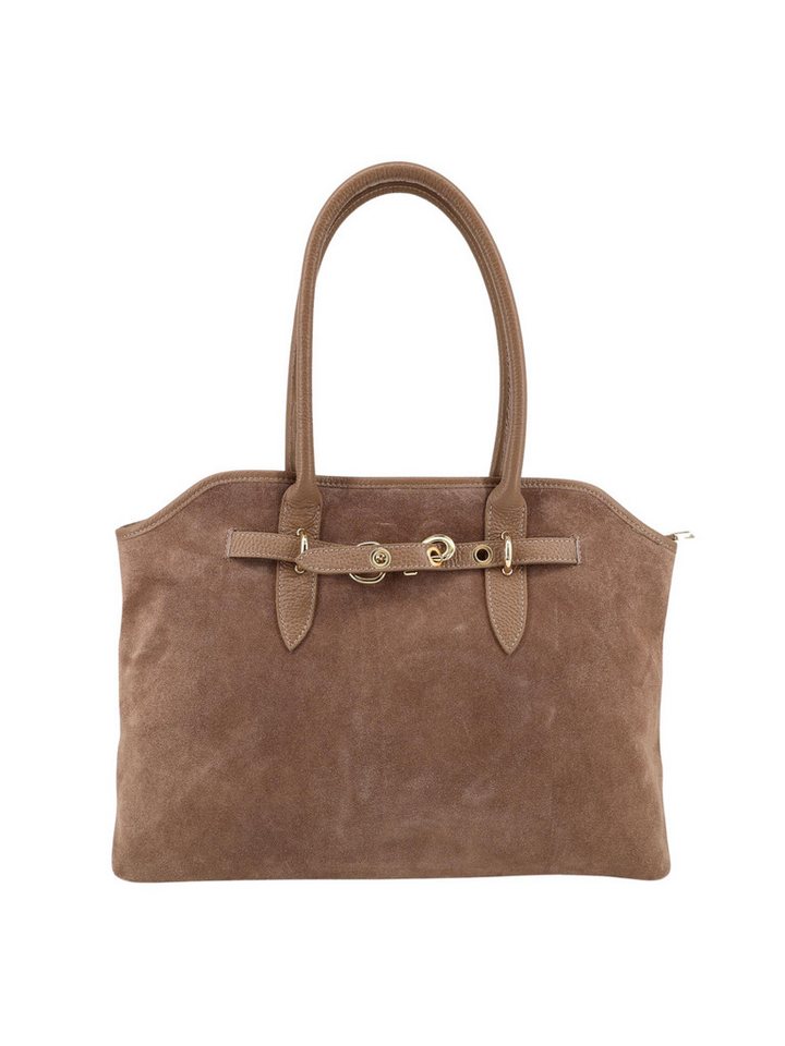 BRISE TASCHE Schultertasche Velina Handtasche aus Wildleder & Nappaleder – Stilvoll & Elegant, Edle Kombination aus Wildleder & Nappaleder, hochwertige Verarbeitung von BRISE TASCHE