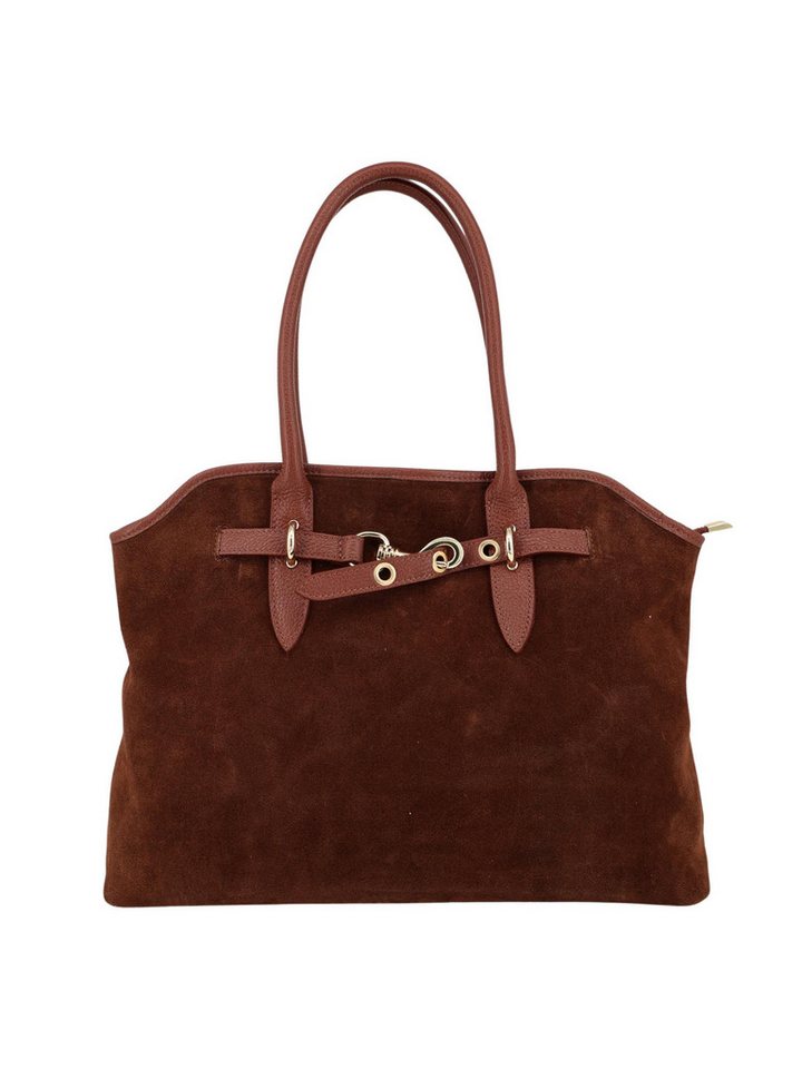 BRISE TASCHE Schultertasche Velina Handtasche aus Wildleder & Nappaleder – Stilvoll & Elegant, Edle Kombination aus Wildleder & Nappaleder, hochwertige Verarbeitung von BRISE TASCHE