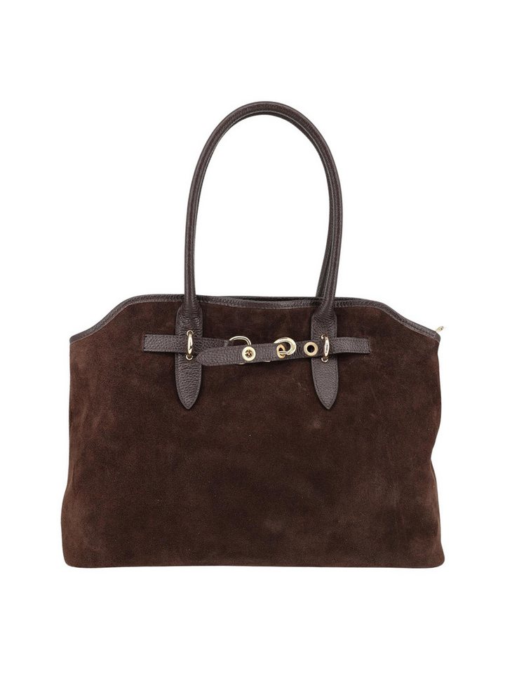 BRISE TASCHE Schultertasche Velina Handtasche aus Wildleder & Nappaleder – Stilvoll & Elegant, Edle Kombination aus Wildleder & Nappaleder, hochwertige Verarbeitung von BRISE TASCHE