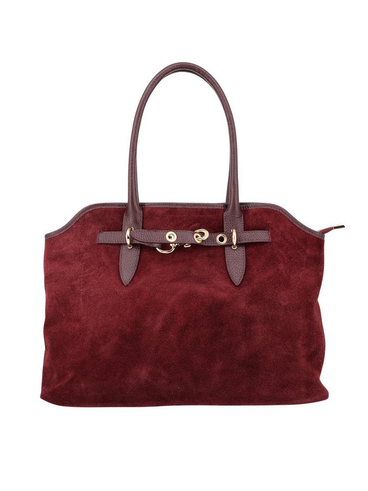 BRISE TASCHE Schultertasche Velina Handtasche aus Wildleder & Nappaleder – Stilvoll & Elegant, Edle Kombination aus Wildleder & Nappaleder, hochwertige Verarbeitung von BRISE TASCHE