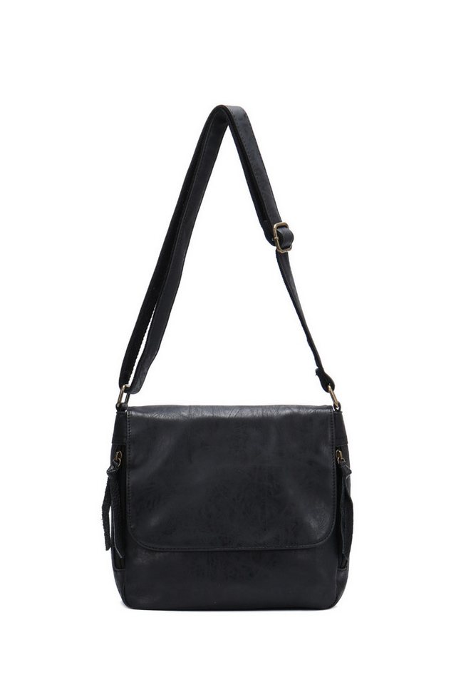 BRISE TASCHE Schultertasche Vintage Chic Canvas Umhängetasche mit Reißverschluss von BRISE TASCHE