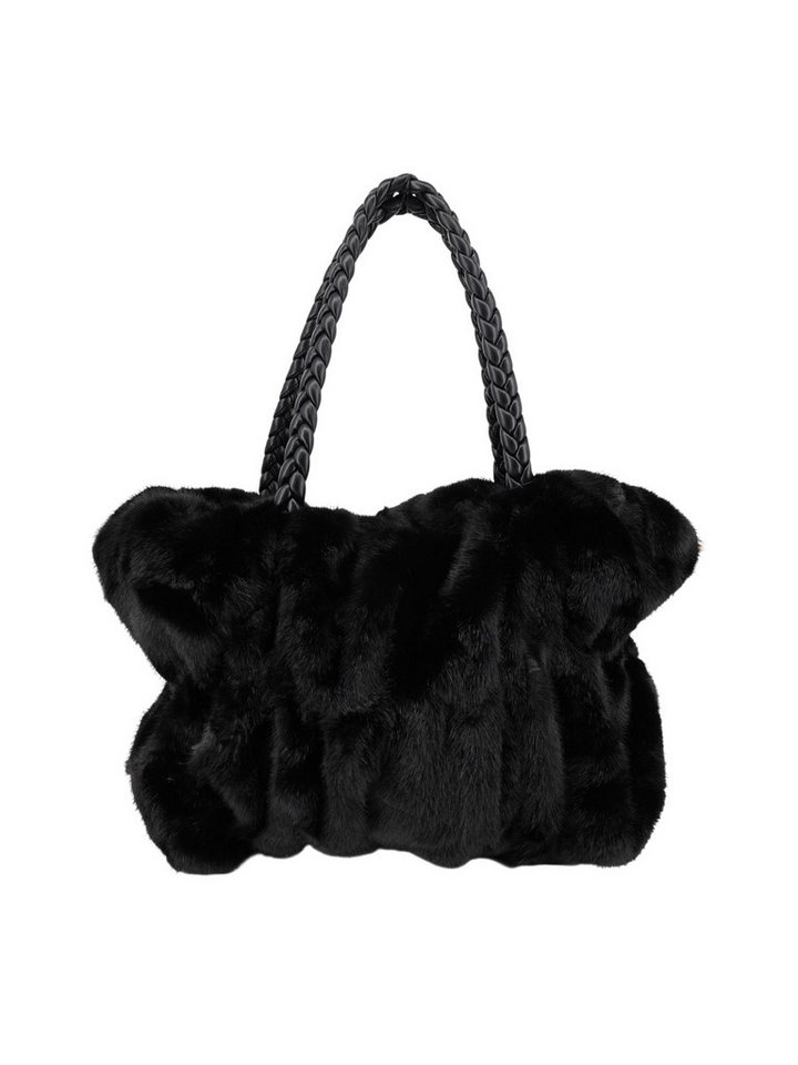 BRISE TASCHE Shopper Brise Kunstfell Tasche – Flauschige Schultertasche mit Zipper von BRISE TASCHE