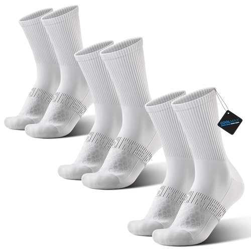 BRISIRA CoolMax Rennrad Fahrradsocken Radsocken Aero Kompression Socken Atmungsaktive Sportsocken Leichte Sommer Anti Blasen Pilling Schnelltrocknend, 3 Paar Größe 35-51 von BRISIRA