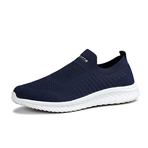 BRKVALIT Herren Damen Sneakers Mesh Gym Turnschuhe Freizeitschuhe Laufschuhe Sportschuhe,Blau,42EU von BRKVALIT