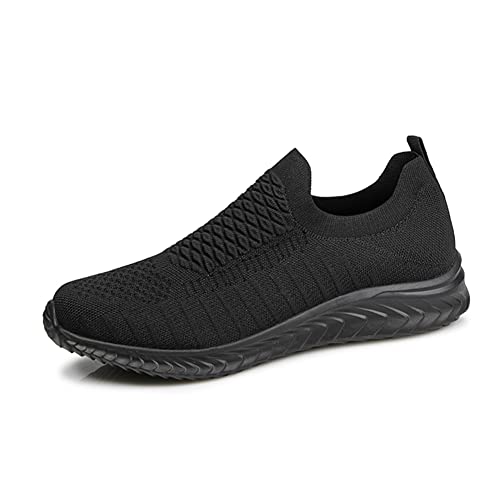 BRKVALIT Herren Damen Sneakers Mesh Gym Turnschuhe Freizeitschuhe Laufschuhe Sportschuhe,Schwarz,39EU von BRKVALIT