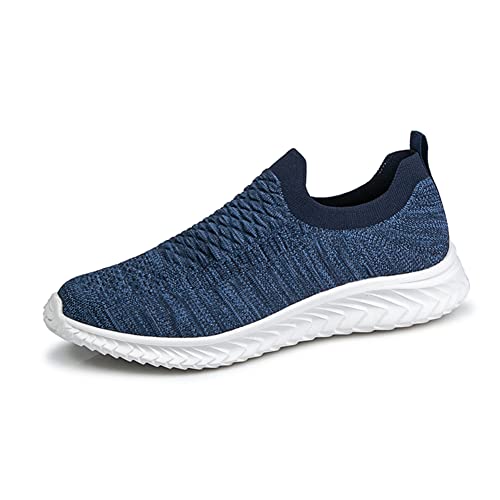 BRKVALIT Herren Damen Sneakers Mesh Gym Turnschuhe Freizeitschuhe Laufschuhe Sportschuhe,blau,42EU von BRKVALIT