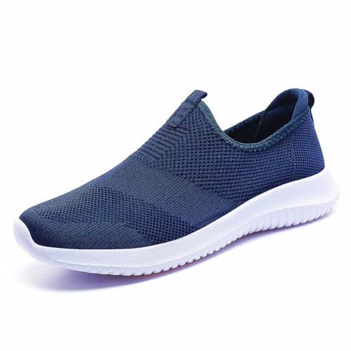 BRKVALIT Herren Laufschuhe Sportschuhe Freizeit Turnschuhe Sneaker Leichtgewicht Athletic Schuhe,Blau,42EU von BRKVALIT