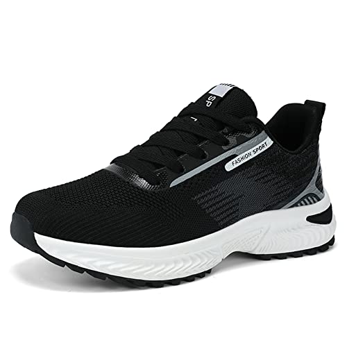 BRKVALIT Herren Running Sneakers Sportschuhe rutschfest Verschleißfest Multifunktional Outdoor Sport Turnschuhe,Schwarz,40EU von BRKVALIT