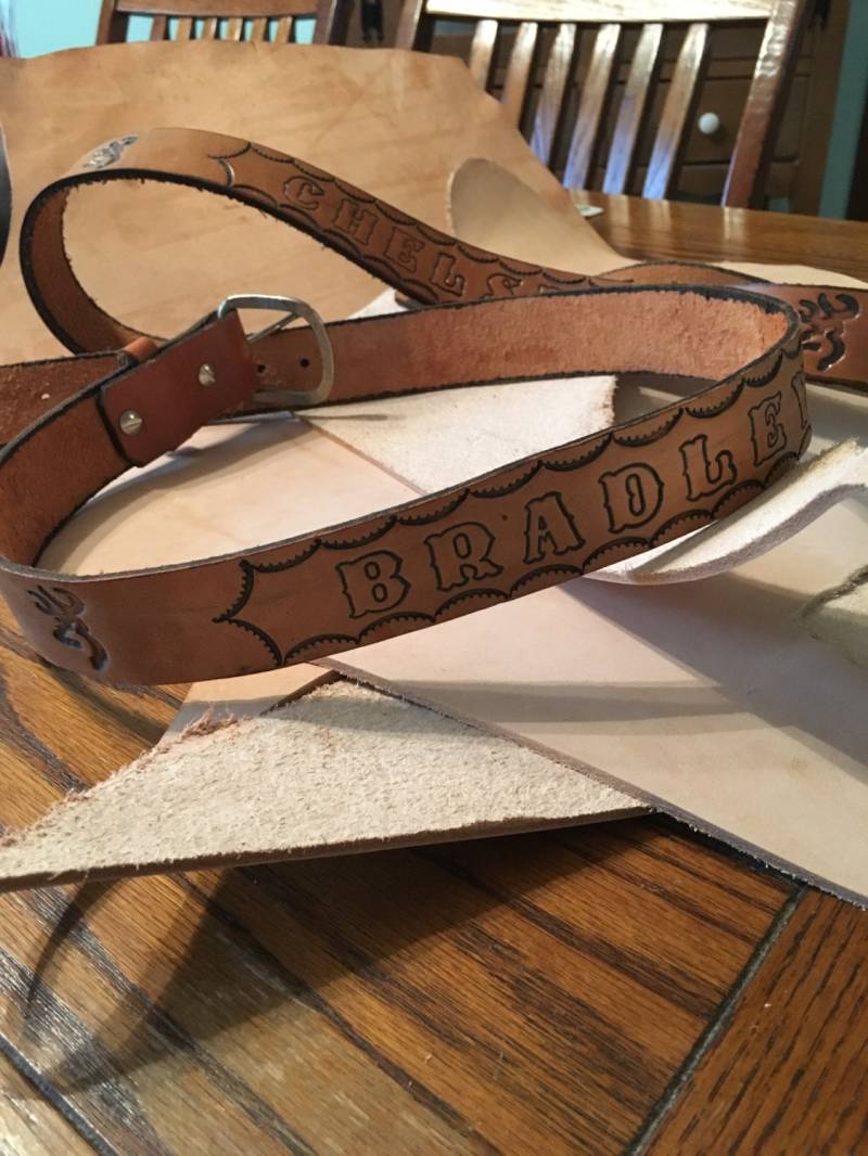 Handgemachte Ledergürtel von BROCKSLEATHERCRAFTS