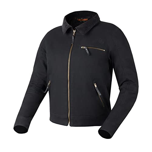 BROGER Montana Lady Motorradjacke Damen | Ellbogen und Schulterprotektoren | Verstellbare Ärmelbündchen | Cordkragen Außentaschen mit Reißverschluss von BROGER