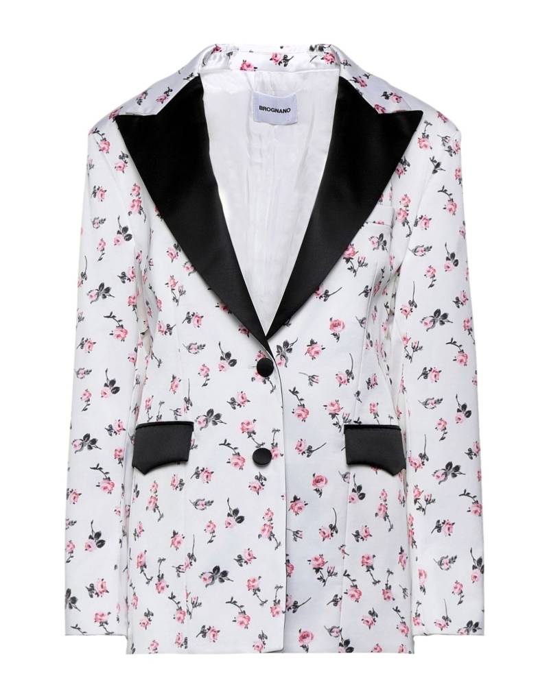 BROGNANO Blazer Damen Weiß von BROGNANO