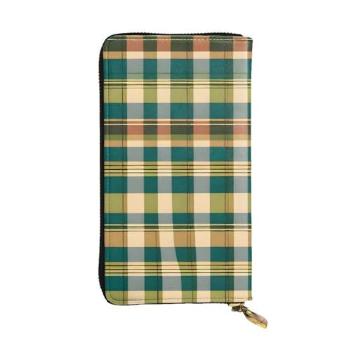 BROLEO Frische, schlichte Clutch-Geldbörse aus Leder, lang, für modische Mädchen und Frauen, langlebig, stilvoll und funktional, Schwarz , Einheitsgröße von BROLEO