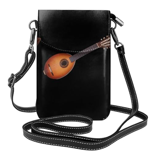 BROLEO Pipa Damen Umhängetasche mit Instrumentendruck, klein, wasserdicht, langlebig von BROLEO