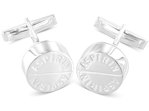 BROOKER Manschettenknöpfe Pillendose Silber von Brooker