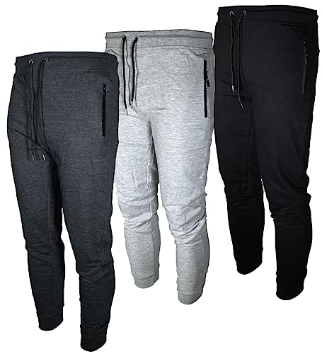 BROOKLYN VERTICAL Herren Jogginghose, Fleece, 3 Stück Trainingshose, Kombinieren Sie eine, Mittel von BROOKLYN VERTICAL