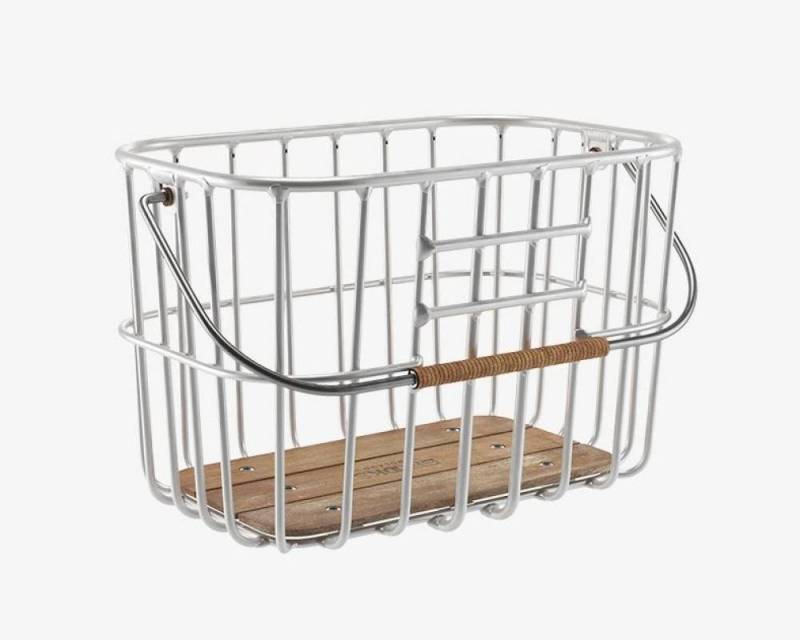 BROOKS ENGLAND Fahrradkorb BROOKS Hoxton Basket - eleganter Fahrradkorb 25 Liter aus Aluminium mi von BROOKS ENGLAND