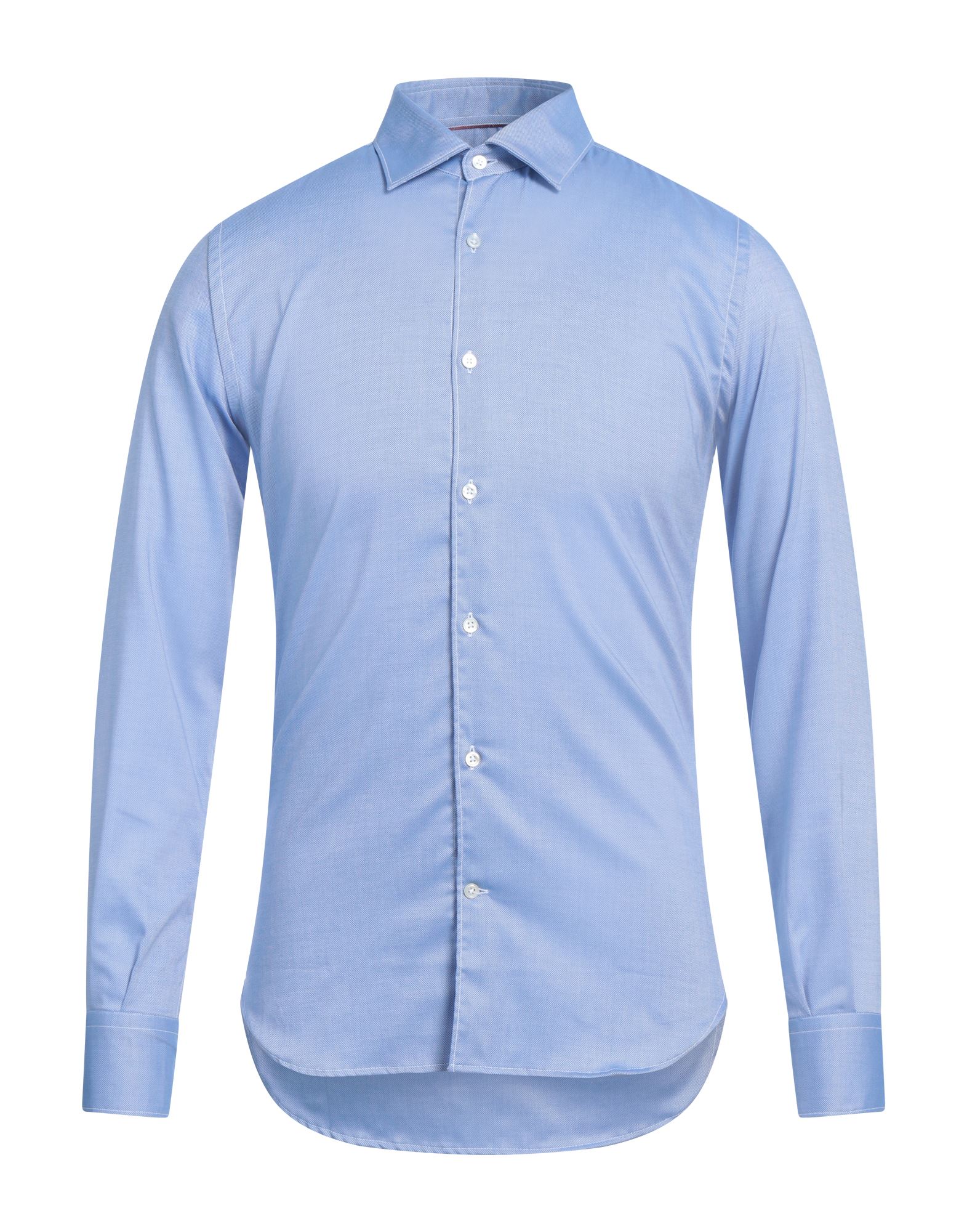 BROOKSFIELD Hemd Herren Blau von BROOKSFIELD