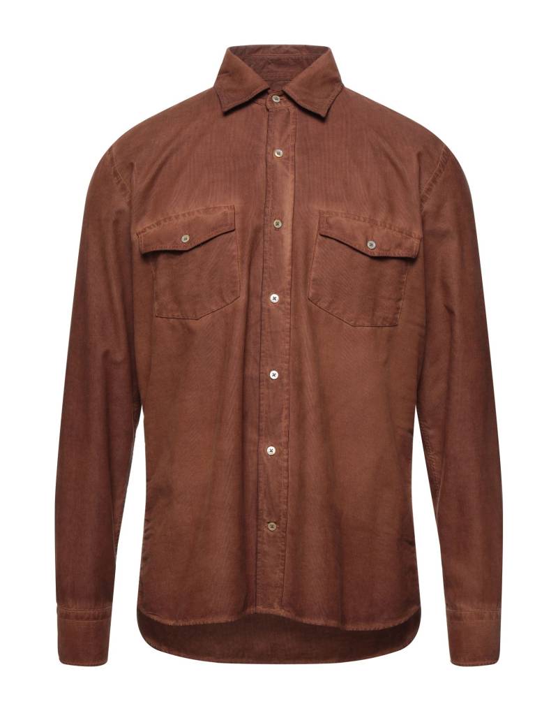 BROOKSFIELD Hemd Herren Braun von BROOKSFIELD